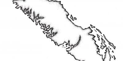 מפה של האי ונקובר המתאר.